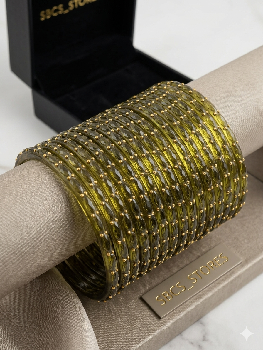 Crystal Fancy Bangles Set - AL Sunnah