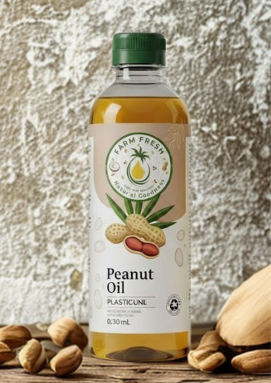 Cold Pressed Groundnut Oil (Pure)