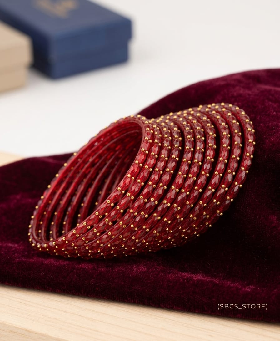 Crystal Fancy Bangles Set - AL Sunnah