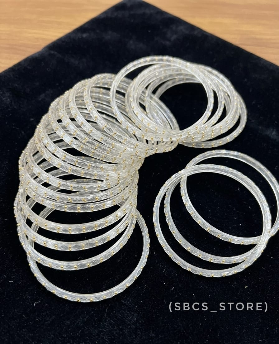 Crystal Fancy Bangles Set - AL Sunnah