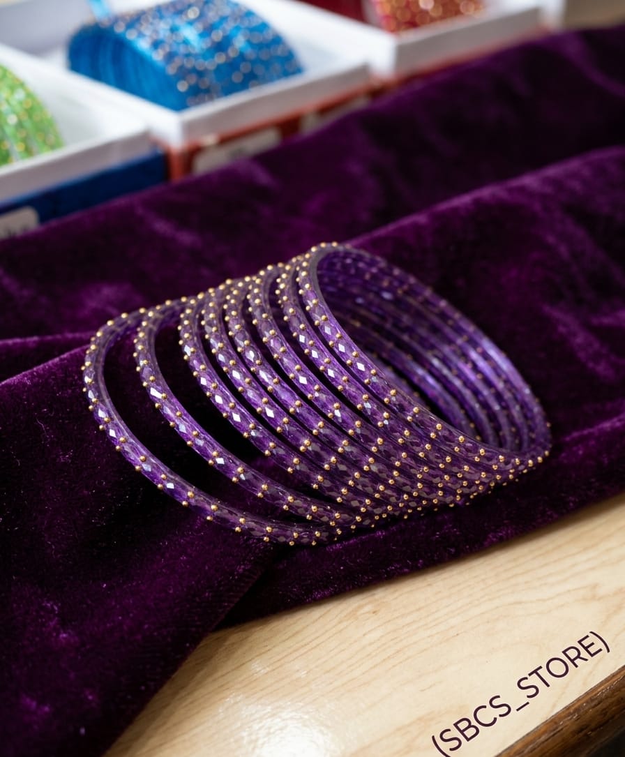 Crystal Fancy Bangles Set - AL Sunnah