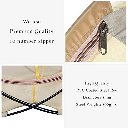 Al Sunnah (Premium) Foldable Mosquito Net for Single Bed (7 ft) - AL Sunnah