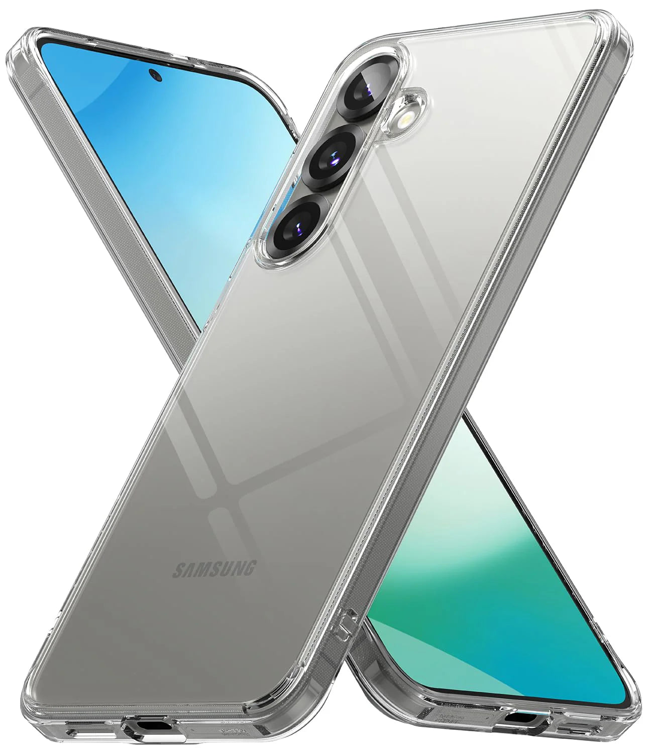 Samsung Transparent Cover – Premium Clear Silicone Case (All Models) - AL Sunnah