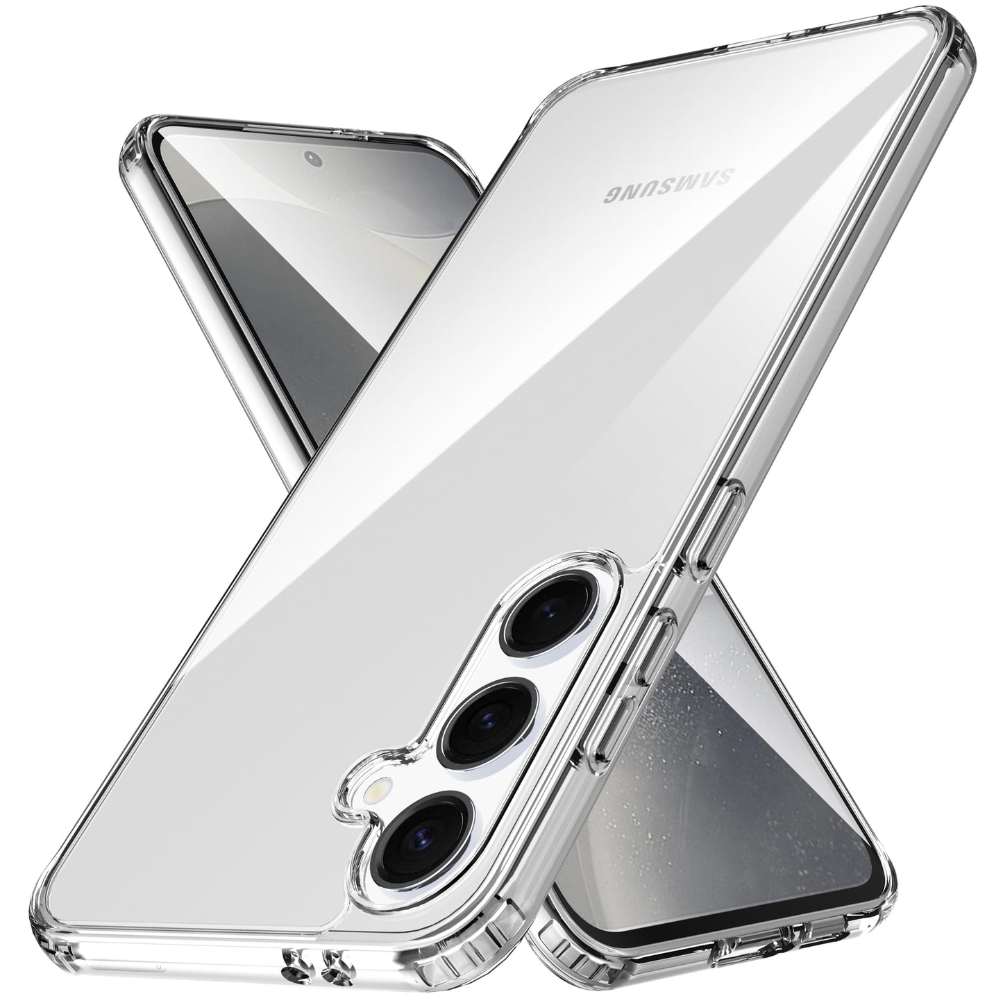 Samsung Transparent Cover – Premium Clear Silicone Case (All Models) - AL Sunnah