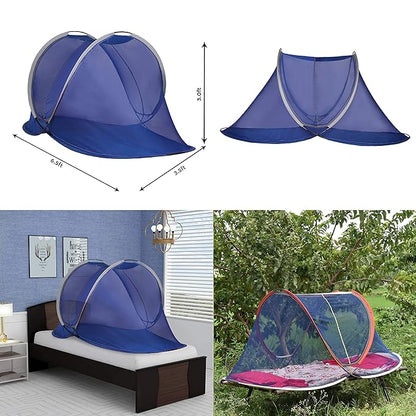 Al Sunnah (Premium) Foldable Mosquito Net for Single Bed (7 ft) - AL Sunnah