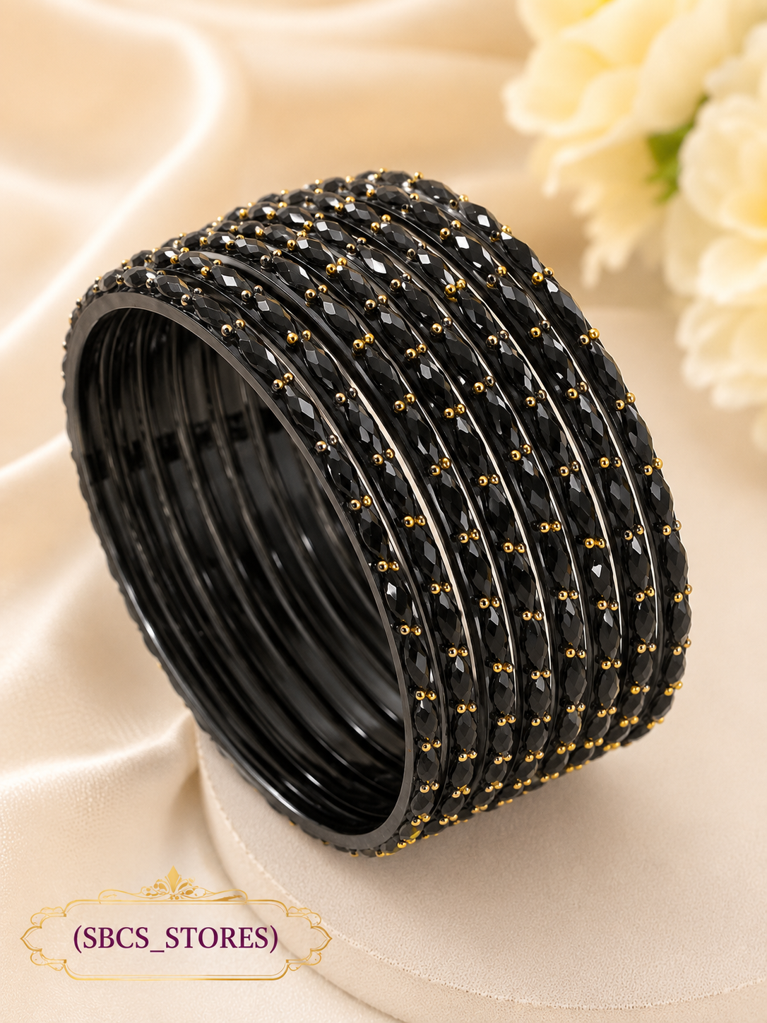 Crystal Fancy Bangles Set - AL Sunnah