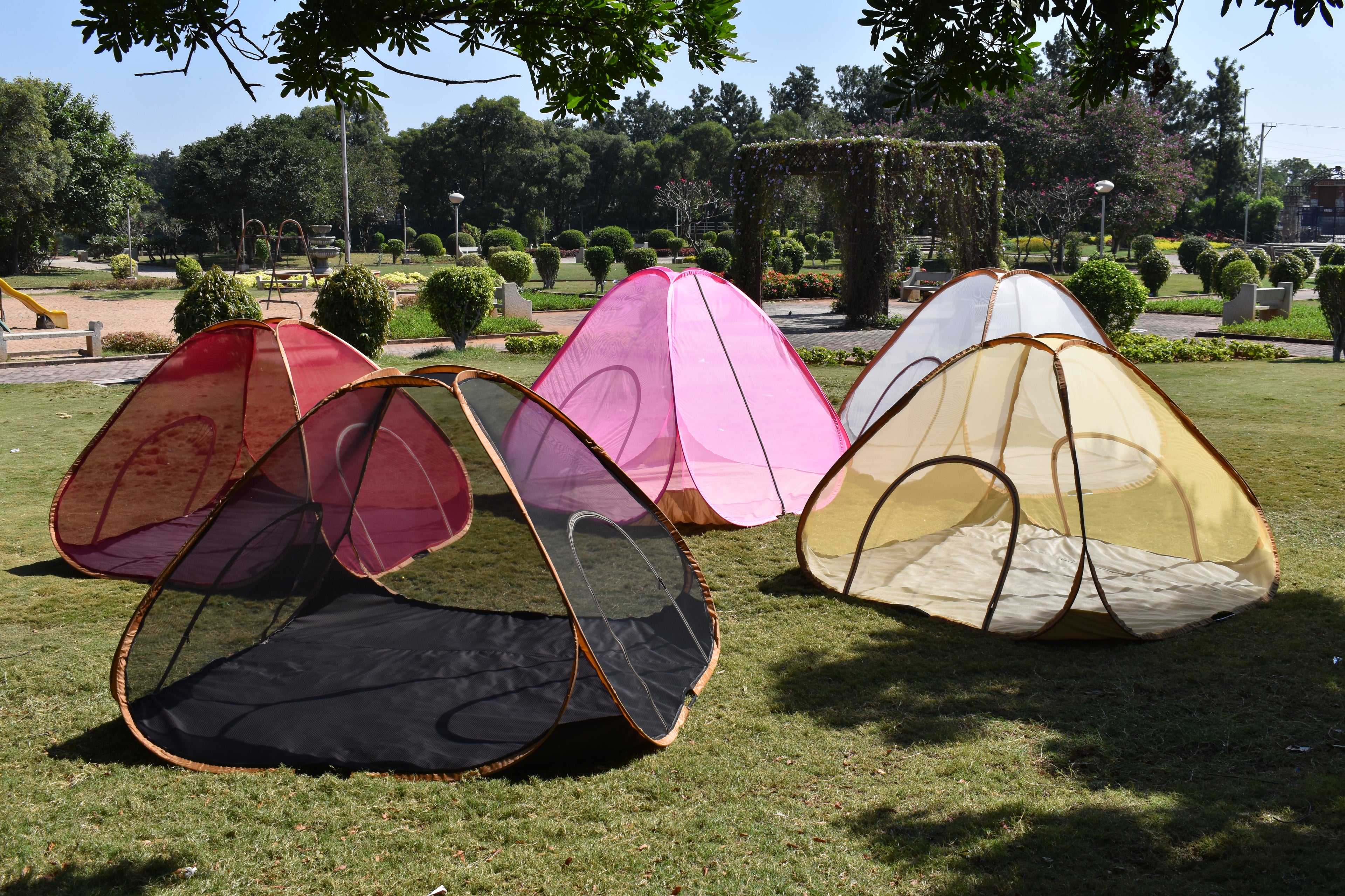 AL Sunnah Foldable Mosquito Net for Double Bed King Size (6.5 x 6.5 ft) - AL Sunnah
