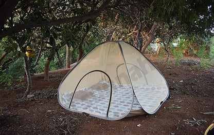 AL Sunnah Foldable Mosquito Net for Double Bed King Size (6.5 x 6.5 ft) - AL Sunnah