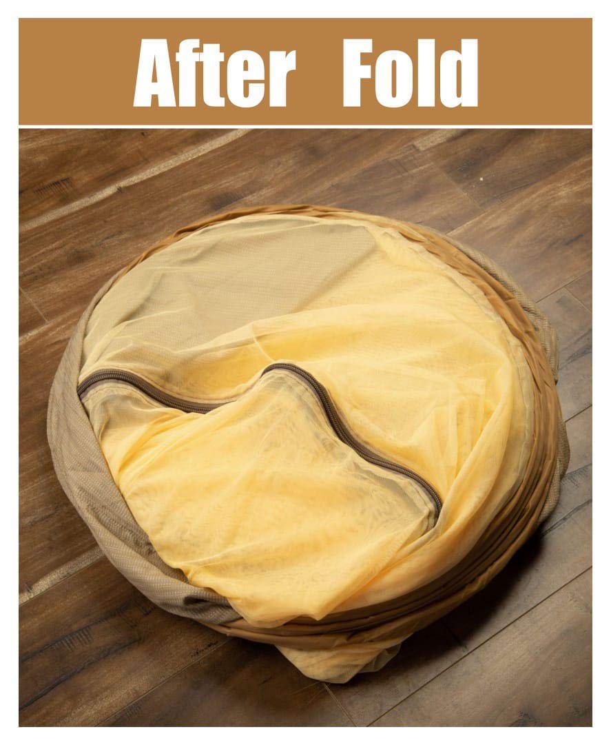 Al Sunnah No-Base Mosquito Net for King Size Double Bed – Foldable (6.5 x 6.5 ft) - AL Sunnah