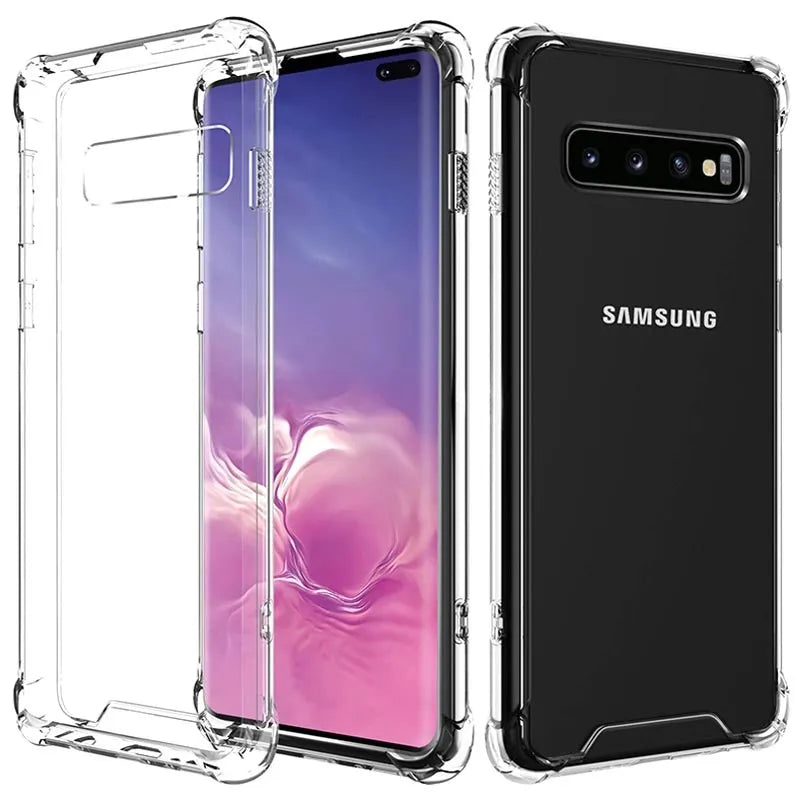 Samsung Transparent Cover – Premium Clear Silicone Case (All Models) - AL Sunnah