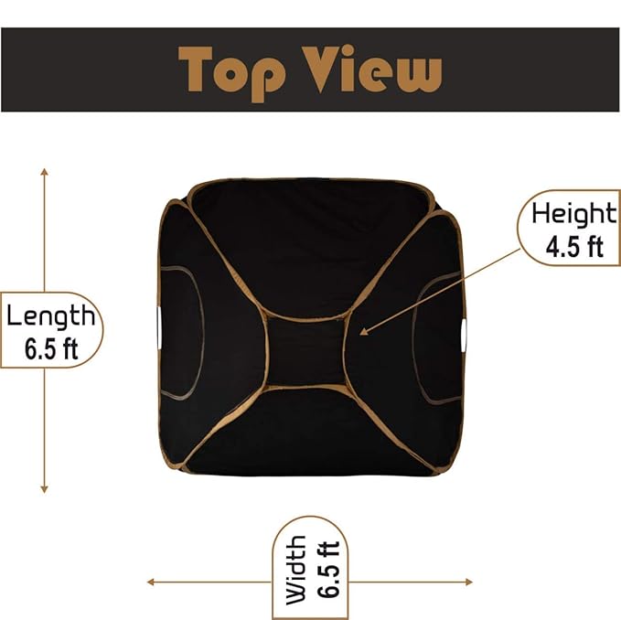 AL Sunnah Foldable Mosquito Net for Double Bed King Size (6.5 x 6.5 ft) - AL Sunnah