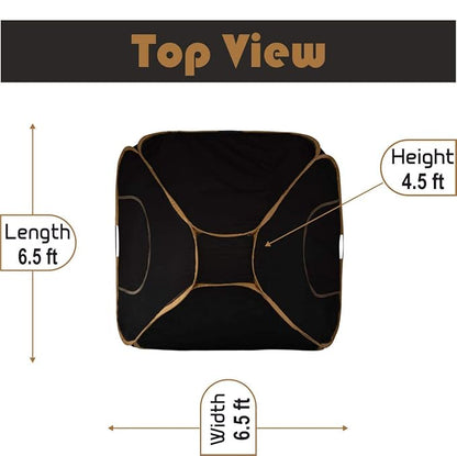 AL Sunnah Foldable Mosquito Net for Double Bed King Size (6.5 x 6.5 ft) - AL Sunnah