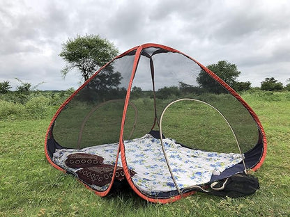 AL Sunnah Foldable Mosquito Net for Double Bed King Size (6.5 x 6.5 ft) - AL Sunnah