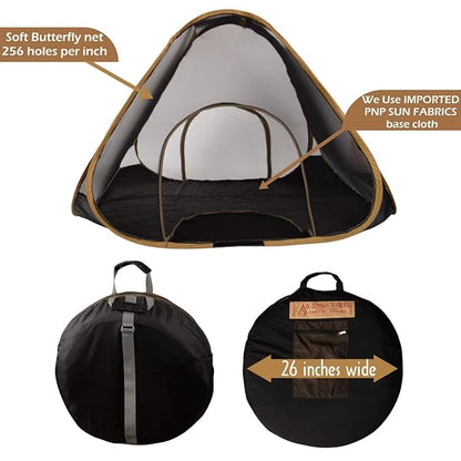 AL Sunnah Foldable Mosquito Net for Double Bed King Size (6.5 x 6.5 ft) - AL Sunnah