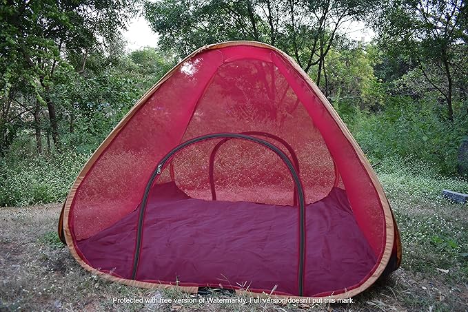 AL Sunnah Foldable Mosquito Net for Double Bed King Size (6.5 x 6.5 ft) - AL Sunnah